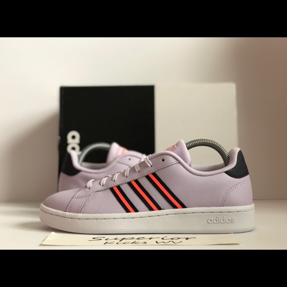 adidas grand court purple